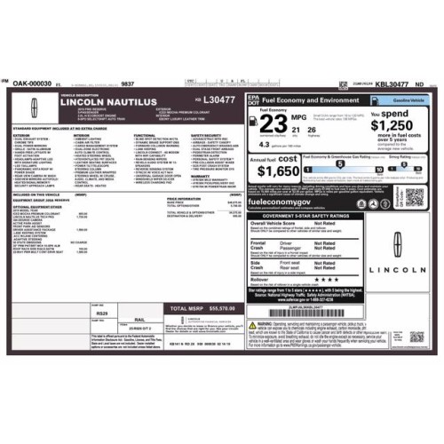 2019 Lincoln Nautilus Reserve's photo